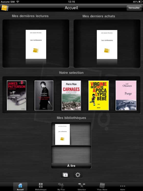Liseuse numérique Kobo by Fnac - Kobo Touch Blanc/Lilas - Liseuse eBook - Achat & prix | fnac